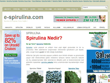 Tablet Screenshot of e-spirulina.com